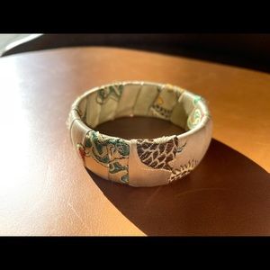 NWOT Silk Wrapped Bangle
